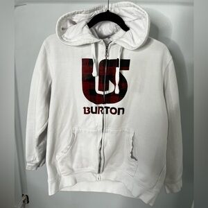 BURTON Zip Up Hoodie: Size MEDIUM
